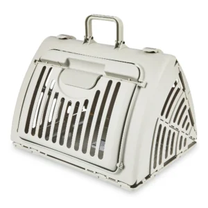 Life, Travel Carriers, Foldable Plastic Cat Carrier, OS, Gray, 1 Piece